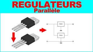 Comment brancher 2 régulateurs de tension en paralléle alim 78xx parallel regulators electronique