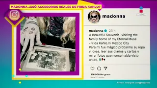 Madonna MINTIÓ y no utilizó joyas de Frida Kahlo cómo aseguró en sus recientes conciertos | DPM