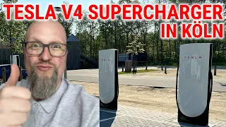 NEUER TESLA V4 SUPERCHARGER IN KÖLN ALLE INFOS 😱🔥