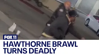 Brawl turns deadly outside Hawthorne burger joint