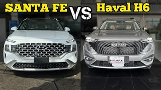 Hyundai Santa FE Hybrid vs Haval H6 hybrid | Comparison | Which is better