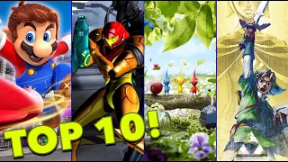 The Top 10 NINTENDO games of the DECADE! (2020)