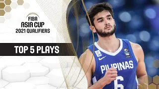 Nike Top 5 Plays feat. Kobe Paras | Game Day 1 (Friday) | FIBA Asia Cup 2021 Qualifiers