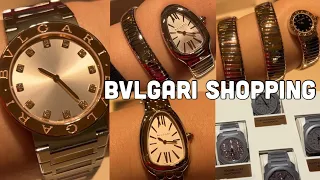 Bvlgari Shopping: Bvlgari Bvlgari Watch, Serpenti Seduttori, Serpenti Tubogas, & Octo Finissimo