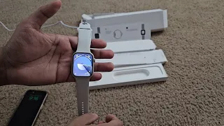 Apple watch series 8 45 MM white GPS + LTE - Unboxing, review, demo