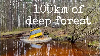 Пробиваемся сквозь лес к Ладоге | Road to Ladoga lake
