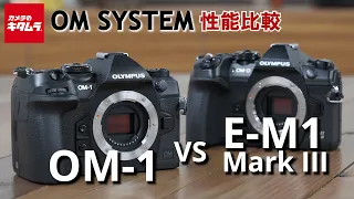 【カメラ比較】OM SYSTEM OM-1とOM-D E-M1 Mark IIIの違いを徹底検証！