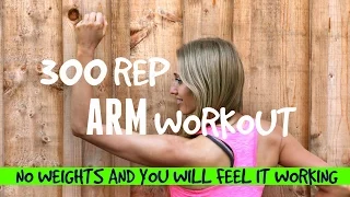 ARM EXERCISES FOR WOMEN - HOME WORKOUT TO LOSE ARM FAT AND GET RID OF BINGO WINGS -NO WEIGHTS NEEDED