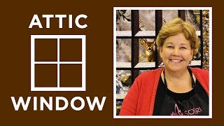 Make an Attic Windows Quilt with Jenny Doan of Missouri Star! (Video Tutorial)