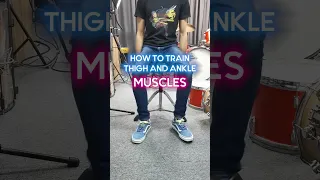 Do this to Train your Double Bass Drum Muscles - Thighs and Calves