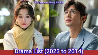 Zhang Bin Bin and Wu Qian | Drama List (2023 to 2014)