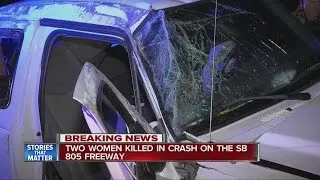 Two women killed in crash on I-805