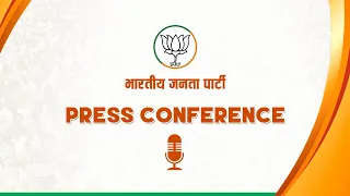 Joint Press Conference by Dr. Sudhanshu Trivedi & Dr. Vijay Chauthaiwale at BJP HQ, New Delhi.