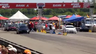 Mitsubishi Lancer Evolution VII vs. Nissan Skyline R34 GTT @ 1/4 mile