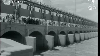 IRAQ: King Faisal inaugurates Sammara Barrage (1956)