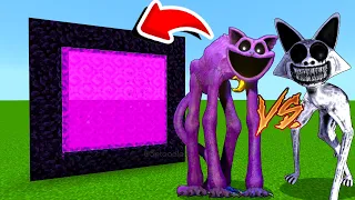 How To Make A Portal To The CATNAP vs ZOONOMALY MONSTER CAT Dimension in Minecraft PE