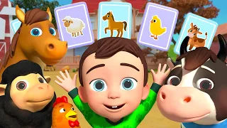 Old MacDonald Had a Farm | Animal Puzzle Song - Lalafun Nursery Rhymes