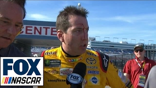 Kyle Busch Not Happy With Logano After Race | 2017 LAS VEGAS | NASCAR on FOX