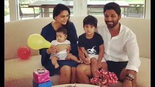 Allu Arjun Family Photos...Sneha Reddy...Allu Ayaan...Allu Arha...Stylish Star Unseen Photos