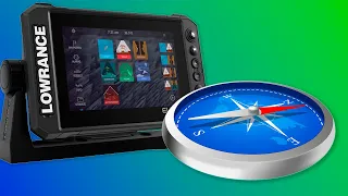 Why do you need a compass for an echo sounder?