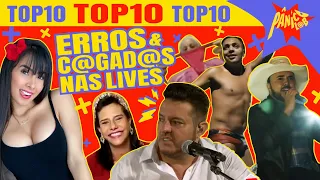 TOP 10 PIORES MOMENTOS DAS LIVES DE FAMOSOS! CHEGA DE LIVE!