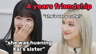 How did Eunchae and Kep1er Bahiyyih become friends for four years?