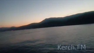 Ассенизаторское судно тонет у берегов южного берега Крыма