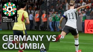 Germany vs Columbia – Women's World Cup Group H  |  FIFA 23 CPU vs CPU Sim