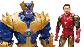 Marvel Mech Strike Monster Hunters Thanos | Mech Strike Avengers Collection | Iron Man | Hulk