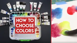 Watercolor PALETTE SETUP GUIDE ✶ how to choose the BEST colors (non toxic)