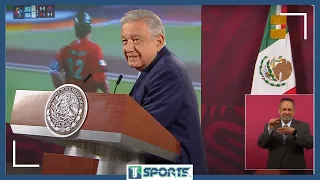 La FELICIDAD de AMLO por el DESEMPEÑO de México en el Clásico Mundial de Beisbol