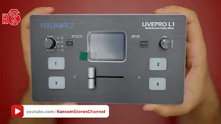 التعامل مع أكثر من كاميرا في وقت واحد FEELWORLD LIVEPRO L1 Video Mixer Switcher