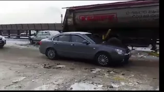 Последствия ДТП с десятком машин на КАД показали на видео