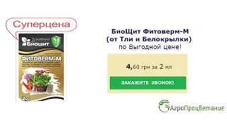 Узнайте как избавиться от Белокрылки и Тли. Купить Фитоверм-М