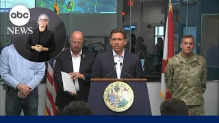 Gov. Ron DeSantis gives update on Tropical Storm Idalia | ABCNL