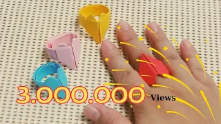 Nghệ Thuật Xếp Giấy Origami Chiếc Nhẫn Hình Trái Tim Khéo Tay Hay Làm _ Amy Channel