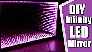 How to make a LED Infinity Illusion Mirror - BUDGET HOME DIY