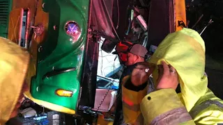 NLEX BUS ACCIDENT || June 28, 2019 (along valenzuela exit)at least 8 deads 8 injured