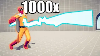 1000x OVERPOWERED ZEUS LIGHTNINGS vs UNITS - TABS | Totally Accurate Battle Simulator 2024