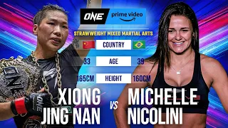 STRIKER vs. GRAPPLER Classic 🤯 Xiong Jing Nan vs. Michelle Nicolini