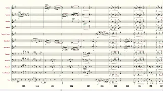 Gershwin medley for brass ensemble - (score video)