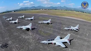 PAF FA50 JETS FORMATION FLYING & AERIAL BOMBING