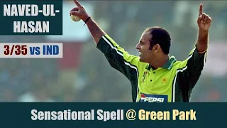 RANA NAVED-UL-HASAN | 3/35 @ Green Park | 5th ODI | PAKISTAN tour of INDIA 2005