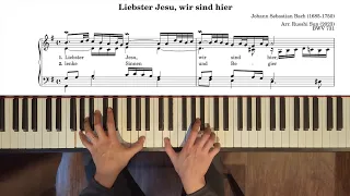 Liebster Jesu, wir sind hier, BWV 731 (piano transcription)