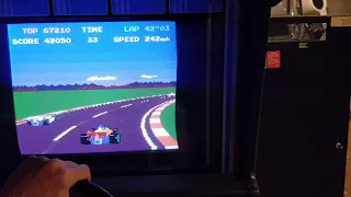 Atari Pole Position Arcade 67,260 time 213.70 on 9/22/21  Highest Score, Fastest Time ever on video.