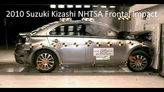 2010-2014 Suzuki Kizashi NHTSA Frontal Impact