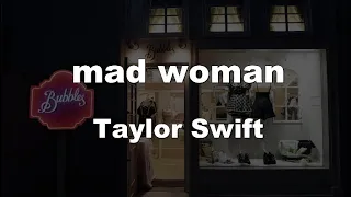 Karaoke♬ mad woman - Taylor Swift 【No Guide Melody】 Instrumental