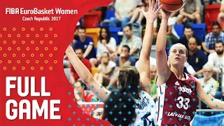 Serbia v Latvia - Full Game - QF-Qual - FIBA EuroBasket Women 2017