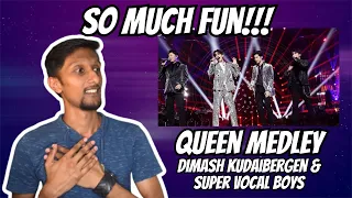 PURE JOY! | Queen Medley - Dimash Kudaibergen & The Super Vocal Boys (Vocalist Reaction)