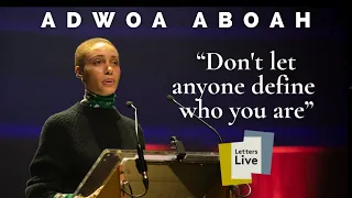 Adwoa Aboah reads a letter to the girls of the world